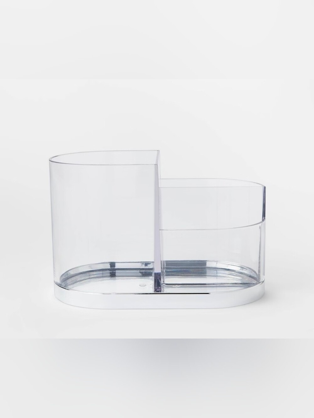 Home Essentials Clear Acrylic Vanity Organizer - 3 Sections BNIB